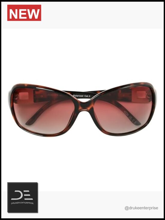 Polarized Women\'s Sunglasses Square Tortoise Shell UV Protection main image 7